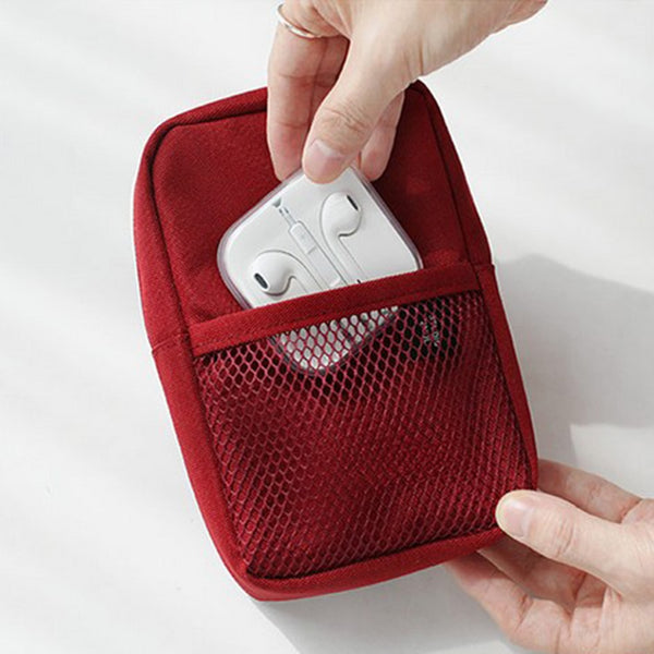 Electronics accessories storage carrying case