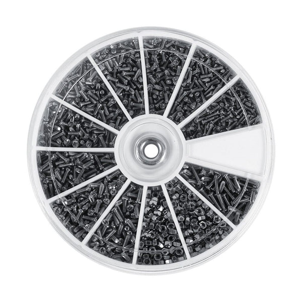 Assortment kit of small screws and nuts