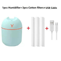 Aromatherapy humidifier with LED night lamp