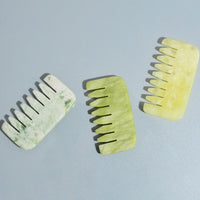 Health and beauty scrapers tool Guasha in light green color