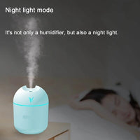 Aromatherapy humidifier with LED night lamp
