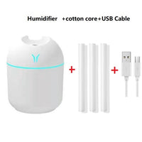 Aromatherapy humidifier with LED night lamp
