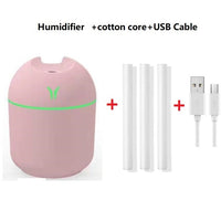 Aromatherapy humidifier with LED night lamp