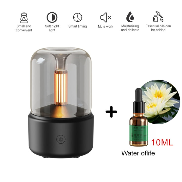 Ambient lighting with mist maker