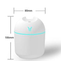 Aromatherapy humidifier with LED night lamp