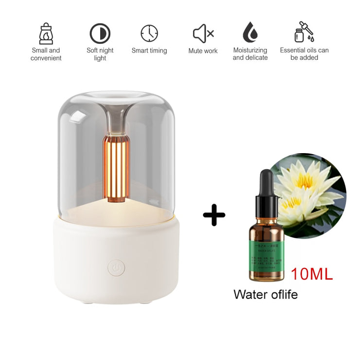 Ambient lighting with mist maker