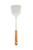 Silicone kitchen set with wooden handle