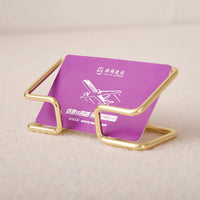 Business Card Holder Desk Bracket Cards Organizer Office Gift Display Holders