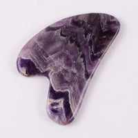 Amethyst face roller for health and beauty