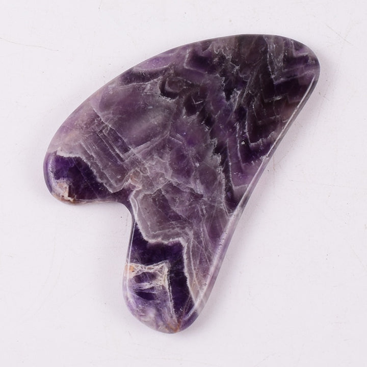 Amethyst face roller for health and beauty