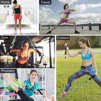 Yoga Crossfit Fitness Strength Tubes Pull Rope