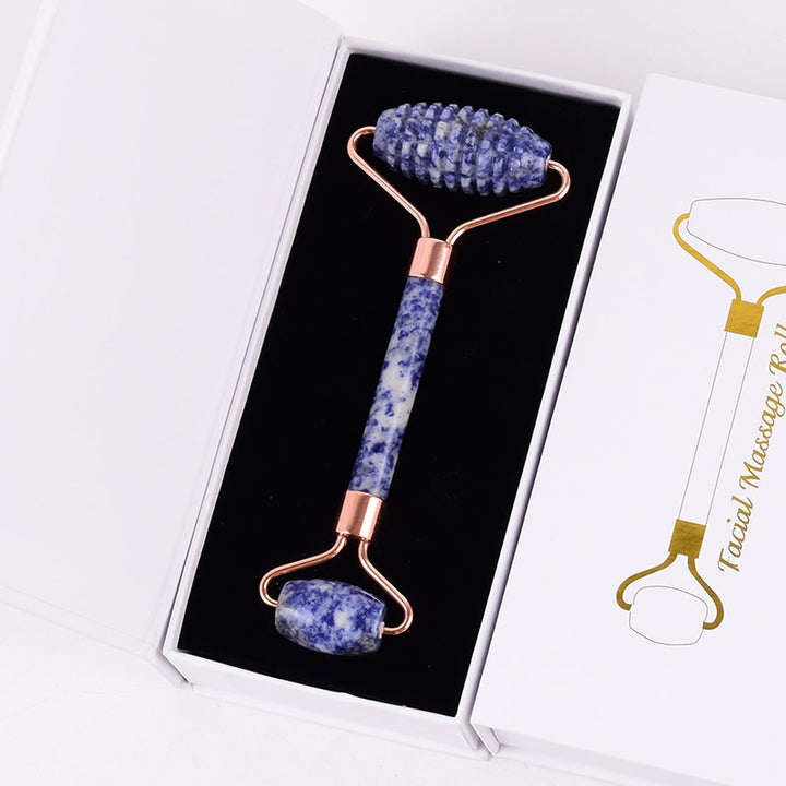 Sodalite Shoulder Neck Massager & Sawtooth Face Roller