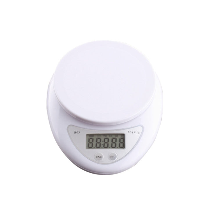 LED kitchen food scales - In use