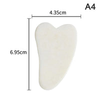 Health care Guasha scraper face lifting massage tool in use