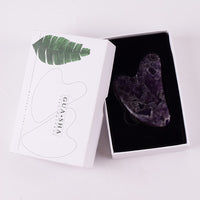 Amethyst face roller for health and beauty