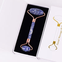 Sodalite Shoulder Neck Massager & Sawtooth Face Roller