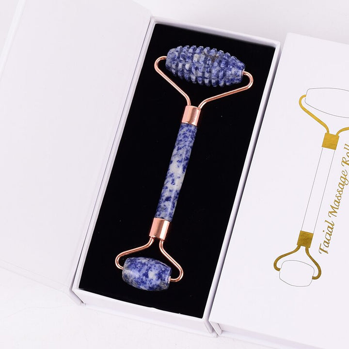 Sodalite Shoulder Neck Massager & Sawtooth Face Roller