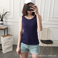 Women Candy Color Hooded Camisole