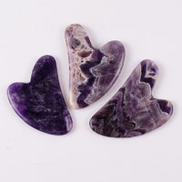 Amethyst face roller for health and beauty