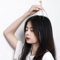 Head, waist, and neck massager in use