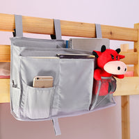 Foldable bedside organizer for baby crib