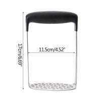 Stainless steel potato masher
