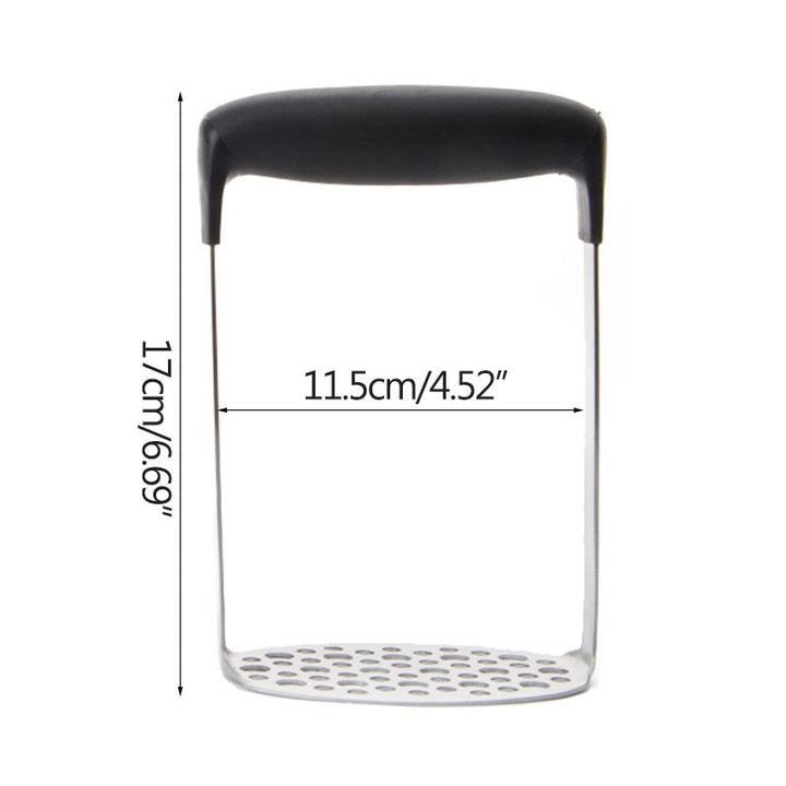 Stainless steel potato masher