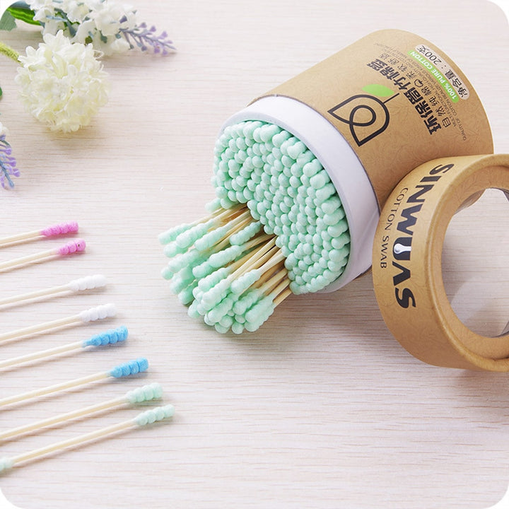 Cotton Buds Bamboo Sticks Image