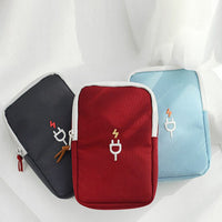 Electronics accessories storage carrying case