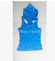 Women Candy Color Hooded Camisole