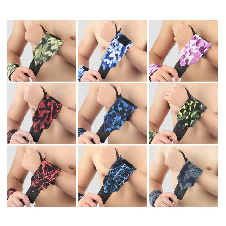 Close-up of the Crossfit sport wristbands