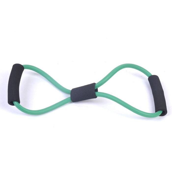 Light Figure 8 Ultra Toner Resistance Band Exercise Cords