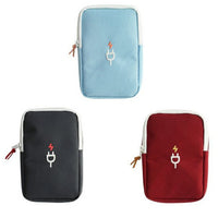 Electronics accessories storage carrying case