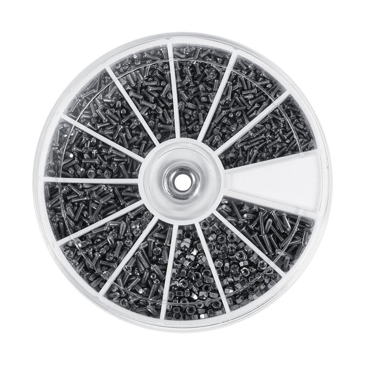 Assortment kit of small screws and nuts