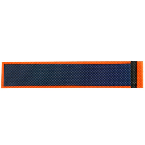 Image showcasing the flexible solar cell laying flat on a table.