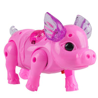 Electric Singing Pig Toy with Leash