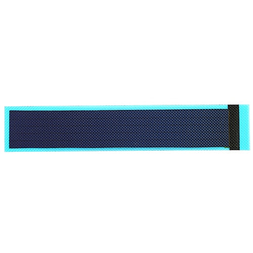 Image showcasing the flexible solar cell laying flat on a table.