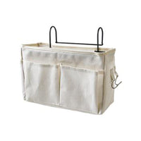 Foldable bedside organizer for baby crib