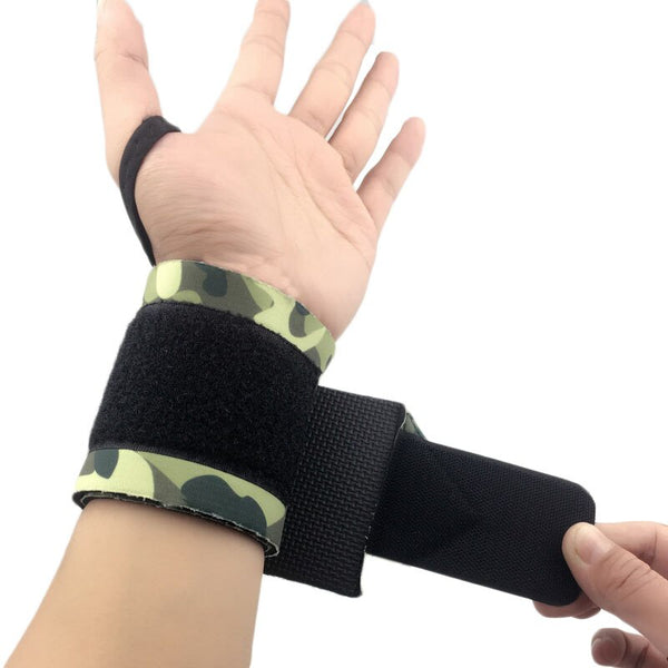 Close-up of the Crossfit sport wristbands