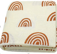 Portable baby crib bed in nursery setting