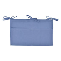 Foldable bedside organizer for baby crib
