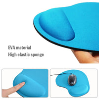 SeynLi Mouse Pad with Wrist Rest PC Laptop Mouse Mat Pad Soft Wrist Cushion Mousepad For Gamer Wristband Comfortable Mice Pad