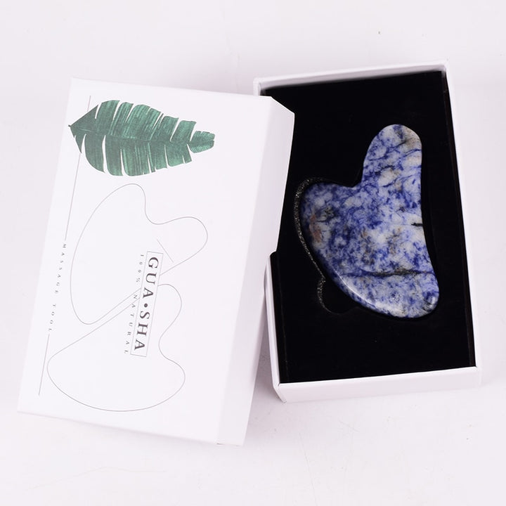 Sodalite Shoulder Neck Massager & Sawtooth Face Roller