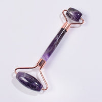 Amethyst face roller for health and beauty