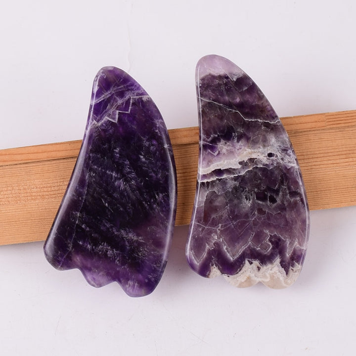 Amethyst face roller for health and beauty