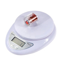 LED kitchen food scales - In use