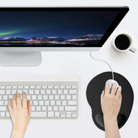 SeynLi Mouse Pad with Wrist Rest PC Laptop Mouse Mat Pad Soft Wrist Cushion Mousepad For Gamer Wristband Comfortable Mice Pad
