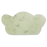 Natural jade stone guasha board in comb shape