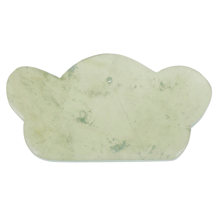Natural jade stone guasha board in comb shape