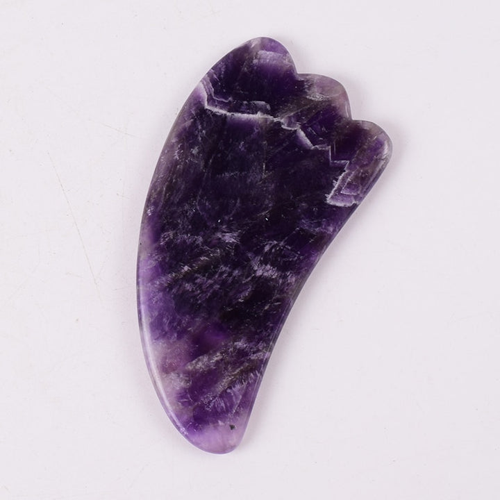 Amethyst face roller for health and beauty